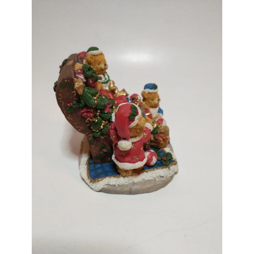 Christmas Bear Mayview Collection Resin Figurine Holiday Toys And Decor